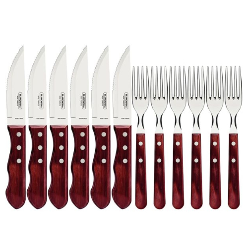 JUEGO CUBIERTOS CHURRASCO 12 PCS. 21199/796